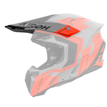 Pezzi di ricambio per casco Airoh Twist 3 Cappello arancione fluo opaco Dizzy Pezzi di ricambio per casco Airoh Twist 3 Cappello arancione fluo opaco Dizzy