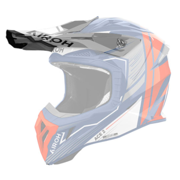Pezzi di ricambio per casco Airoh Aviator Ace 2 Engine picco lucido ceruleo Pezzi di ricambio per casco Airoh Aviator Ace 2 Engine picco lucido ceruleo