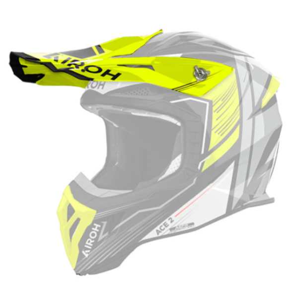 Pezzi di ricambio per casco Airoh Aviator Ace 2 Motore giallo lucido picco Pezzi di ricambio per casco Airoh Aviator Ace 2 Motore giallo lucido picco