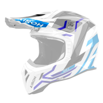 Pezzi di ricambio per casco Airoh Aviator Ace 2 Cappello da terra blu lucido Pezzi di ricambio per casco Airoh Aviator Ace 2 Cappello da terra blu lucido
