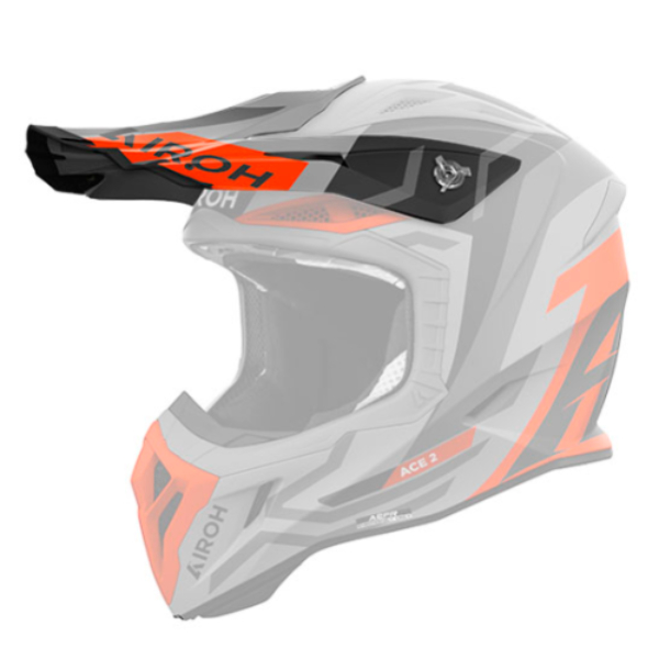 Pezzi di ricambio per casco Airoh Berretto Aviator Ace 2 Ground arancione opaco Pezzi di ricambio per casco Airoh Berretto Aviator Ace 2 Ground arancione opaco