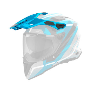 Pezzi di ricambio per casco Airoh Commander 2 Mavick tappo blu ceruleo lucido Pezzi di ricambio per casco Airoh Commander 2 Mavick tappo blu ceruleo lucido