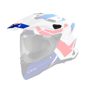 Pezzi di ricambio per casco Airoh Commander 2 Cappello di rivelazione blu rosso Pezzi di ricambio per casco Airoh Commander 2 Cappello di rivelazione blu rosso