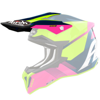 Pezzi di ricambio per casco Airoh Strycker Blazer blu rosa lucido Pezzi di ricambio per casco Airoh Strycker Blazer blu rosa lucido