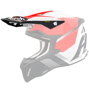 Pezzi di ricambio per casco Airoh Blazer Strycker con picco rosso lucido Pezzi di ricambio per casco Airoh Blazer Strycker con picco rosso lucido