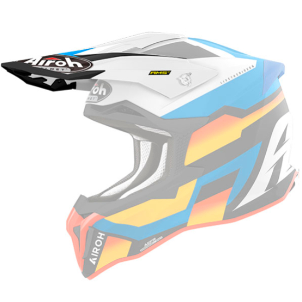 Pezzi di ricambio per casco Airoh Strycker Picco blu opaco Glam