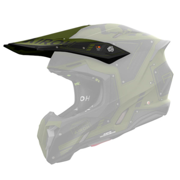 Pezzi di ricambio per casco Airoh Twist 3 Cappello militare opaco Pezzi di ricambio per casco Airoh Twist 3 Cappello militare opaco