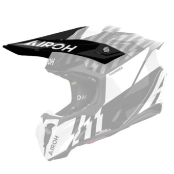 Pezzi di ricambio per casco Airoh Cappello Twist 3 Thunder nero bianco Pezzi di ricambio per casco Airoh Cappello Twist 3 Thunder nero bianco