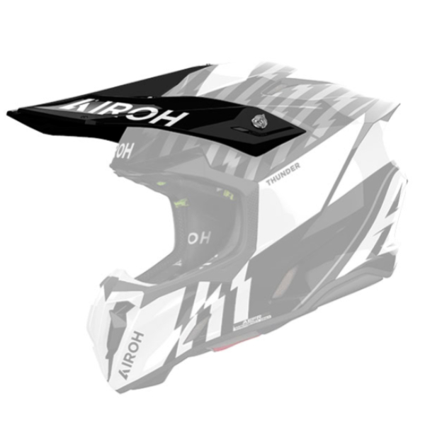 Pezzi di ricambio per casco Airoh Cappello Twist 3 Thunder nero bianco Pezzi di ricambio per casco Airoh Cappello Twist 3 Thunder nero bianco