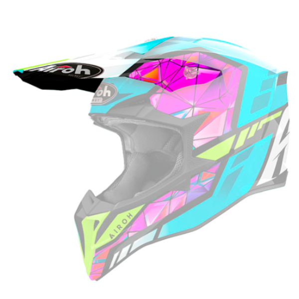 Pezzi di ricambio per casco Airoh Wraaap diamante opaco Pezzi di ricambio per casco Airoh Wraaap diamante opaco