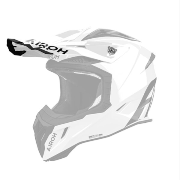 Pezzi di ricambio per casco Airoh Aviator ace 2 colori bianco lucido peak Pezzi di ricambio per casco Airoh Aviator ace 2 colori bianco lucido peak