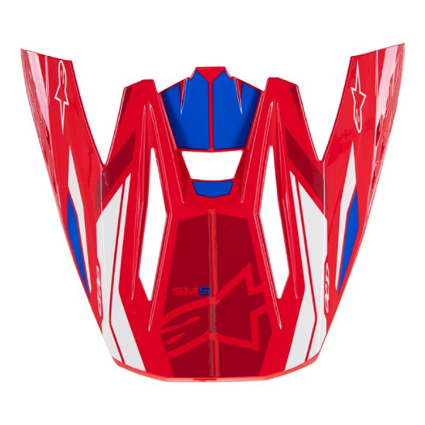 Pezzi di ricambio per casco Alpinestars Picco S-M5 22.06 Azione 2 Rosso brillante blu lucido