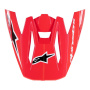 Pezzi di ricambio per casco Alpinestars Picco S-M5 22.06 Corpo Rosso brillante lucido