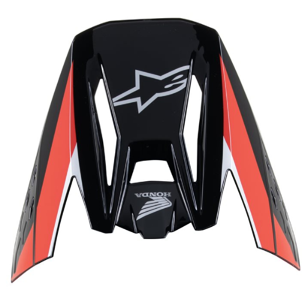 Pezzi di ricambio per casco Alpinestars Tappo S-M5 22.06 Honda Nero rosso lucido