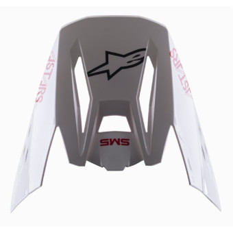 Pezzi di ricambio per casco Alpinestars S-M5 Bond Cap Bianco rosso lucido Pezzi di ricambio per casco Alpinestars S-M5 Bond Cap Bianco rosso lucido
