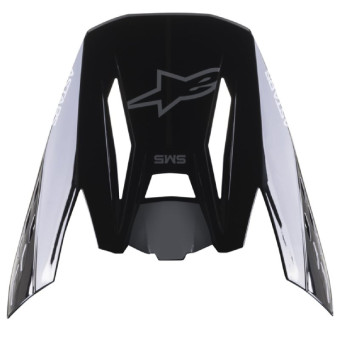 Pezzi di ricambio per casco Alpinestars S-M5 Speed Picco blu scuro bianco lucido Pezzi di ricambio per casco Alpinestars S-M5 Speed Picco blu scuro bianco lucido