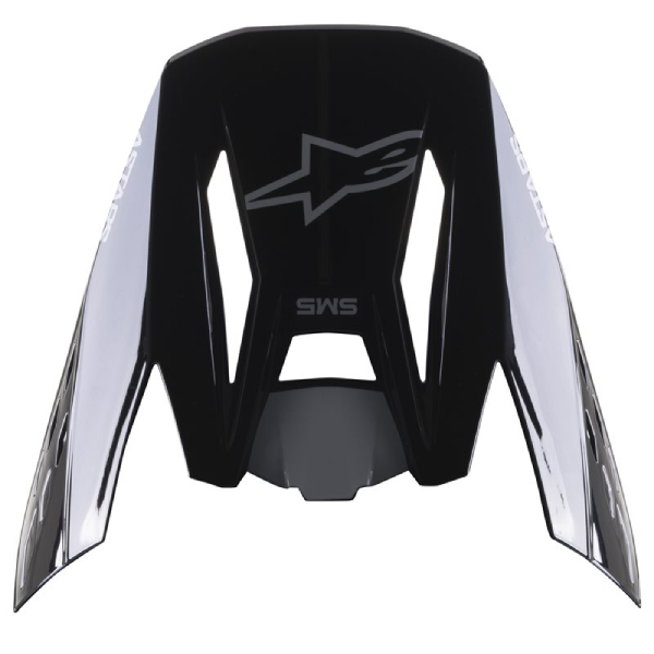Pezzi di ricambio per casco Alpinestars S-M5 Speed Picco blu scuro bianco lucido Pezzi di ricambio per casco Alpinestars S-M5 Speed Picco blu scuro bianco lucido