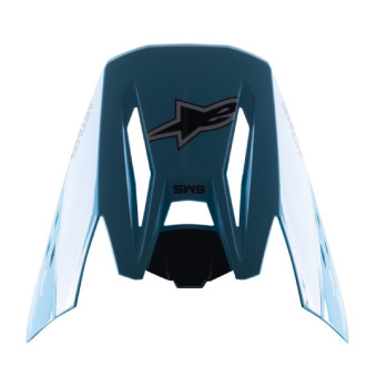 Pezzi di ricambio per casco Alpinestars S-M5 Speed Azzurro nero picco lucido Pezzi di ricambio per casco Alpinestars S-M5 Speed Azzurro nero picco lucido