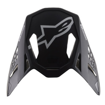 Pezzi di ricambio per casco Alpinestars S-M8 Echo Nero bianco picco opaco Pezzi di ricambio per casco Alpinestars S-M8 Echo Nero bianco picco opaco