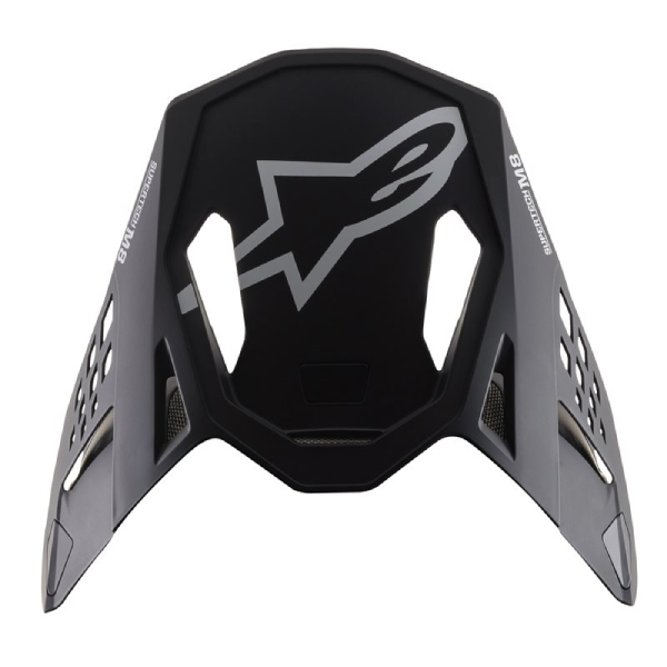 Pezzi di ricambio per casco Alpinestars S-M8 Echo Nero bianco picco opaco