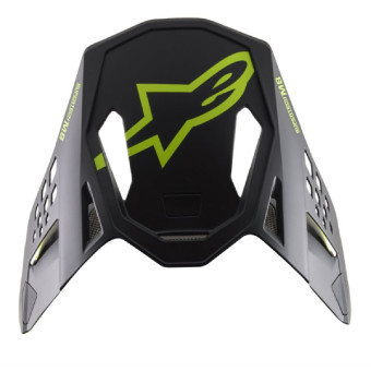 Pezzi di ricambio per casco Alpinestars S-M8 Echo Nero giallo fluo picco opaco Pezzi di ricambio per casco Alpinestars S-M8 Echo Nero giallo fluo picco opaco