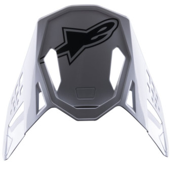 Pezzi di ricambio per casco Alpinestars S-M8 Cappello di fabbrica nero bianco rosso fluo Pezzi di ricambio per casco Alpinestars S-M8 Cappello di fabbrica nero bianco rosso fluo
