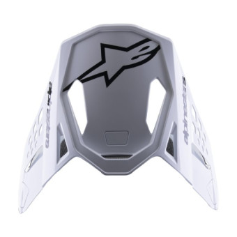 Pezzi di ricambio per casco Alpinestars S-M8 Radium 2 Picco nero bianco lucido Pezzi di ricambio per casco Alpinestars S-M8 Radium 2 Picco nero bianco lucido