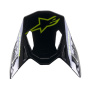 Pezzi di ricambio per casco Alpinestars S-M8 Radium 2 Nightlife ucla blue peak