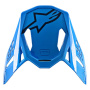 Pezzi di ricambio per casco Alpinestars S-M8 Radium Aqua picco lucido