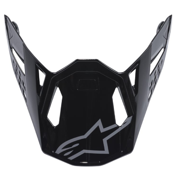 Pezzi di ricambio per casco Alpinestars S-M8 Radium Black picco lucido