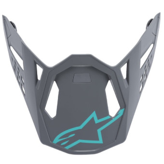 Pezzi di ricambio per casco Alpinestars S-M8 Radium Gray picco opaco verde acqua Pezzi di ricambio per casco Alpinestars S-M8 Radium Gray picco opaco verde acqua