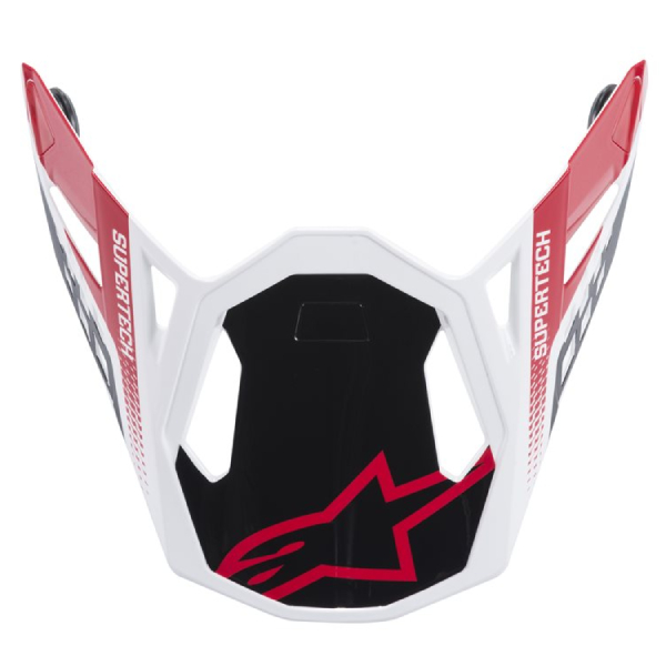 Pezzi di ricambio per casco Alpinestars S-M8 Triplo picco nero lucido