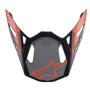 Pezzi di ricambio per casco Alpinestars S-M8 Triplo picco grigio medio lucido