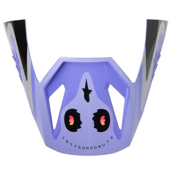 Pezzi di ricambio per casco Alpinestars Jettson S-M3 Visiera giovanile grigio viola nero lucido Pezzi di ricambio per casco Alpinestars Jettson S-M3 Visiera giovanile grigio viola nero lucido