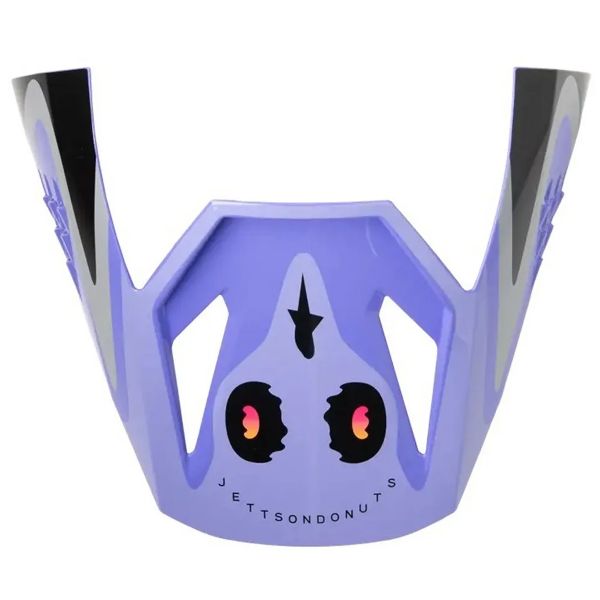 Pezzi di ricambio per casco Alpinestars Jettson S-M3 Visiera giovanile grigio viola nero lucido