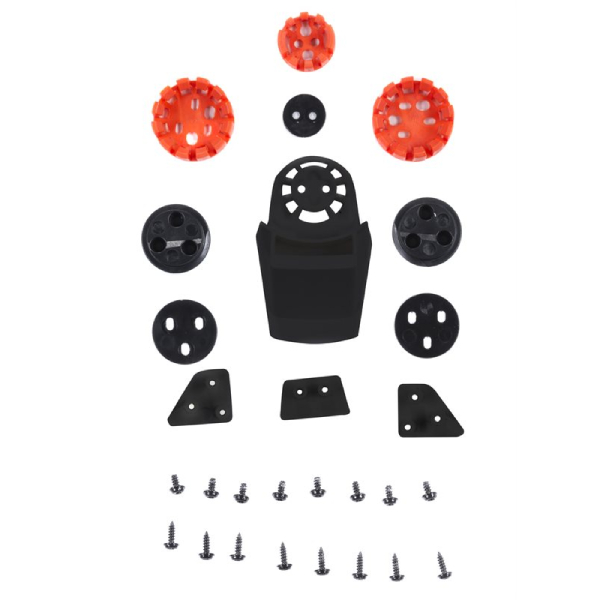 Pezzi di ricambio per casco Alpinestars Kit di montaggio per picco S-M10 - S-M8 Pezzi di ricambio per casco Alpinestars Kit di montaggio per picco S-M10 - S-M8