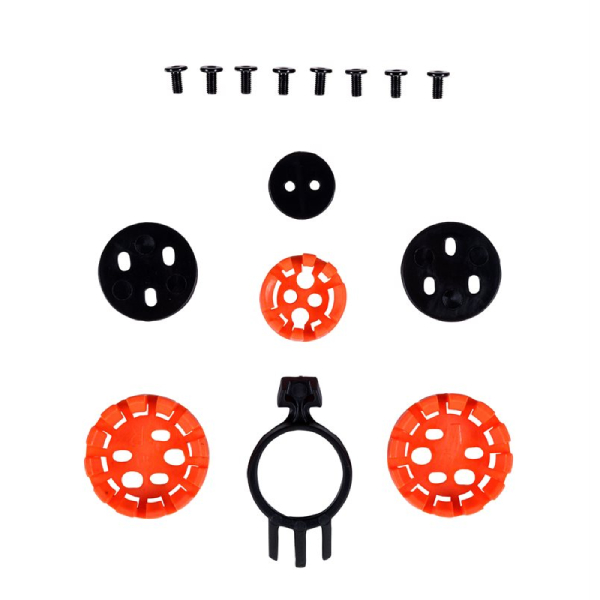 Pezzi di ricambio per casco Alpinestars Kit di viti per picco S-M5 Pezzi di ricambio per casco Alpinestars Kit di viti per picco S-M5