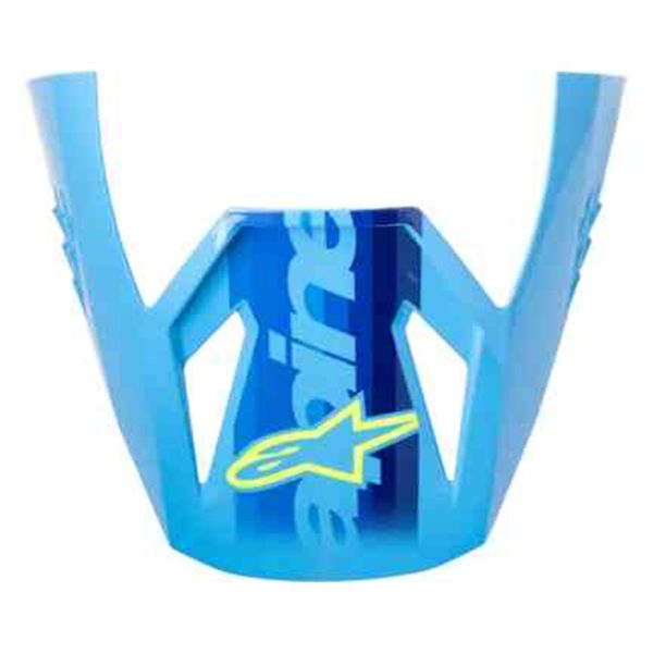 Pezzi di ricambio per casco Alpinestars S-M3 Force Visiera ciano lucido