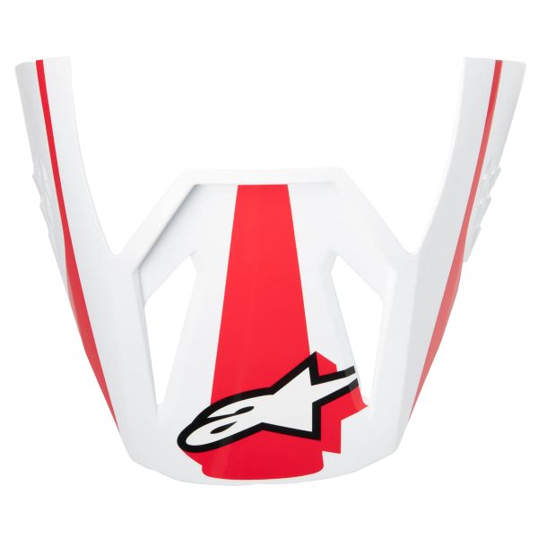 Pezzi di ricambio per casco Alpinestars S-M3 Visiera termica Rosso Bianco Nero Lucido