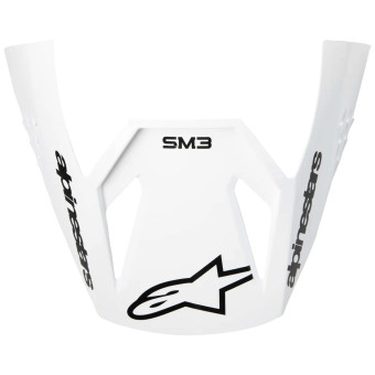 Pezzi di ricambio per casco Alpinestars S-M3 Visiera Radium Nero Bianco Grigio Lucido Pezzi di ricambio per casco Alpinestars S-M3 Visiera Radium Nero Bianco Grigio Lucido