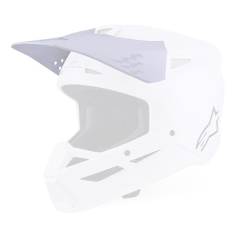 Pezzi di ricambio per casco Alpinestars S-M3 Solid Écran Bianco Lucido Pezzi di ricambio per casco Alpinestars S-M3 Solid Écran Bianco Lucido