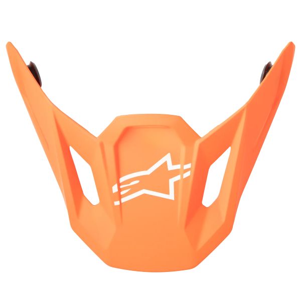 Pezzi di ricambio per casco Alpinestars S-M7 Visiera Core Arancione Blu Opaco Pezzi di ricambio per casco Alpinestars S-M7 Visiera Core Arancione Blu Opaco