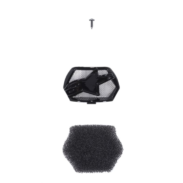 Pezzi di ricambio per casco Alpinestars Bocchetta per il mento S-M10 - S-M8 Pezzi di ricambio per casco Alpinestars Bocchetta per il mento S-M10 - S-M8