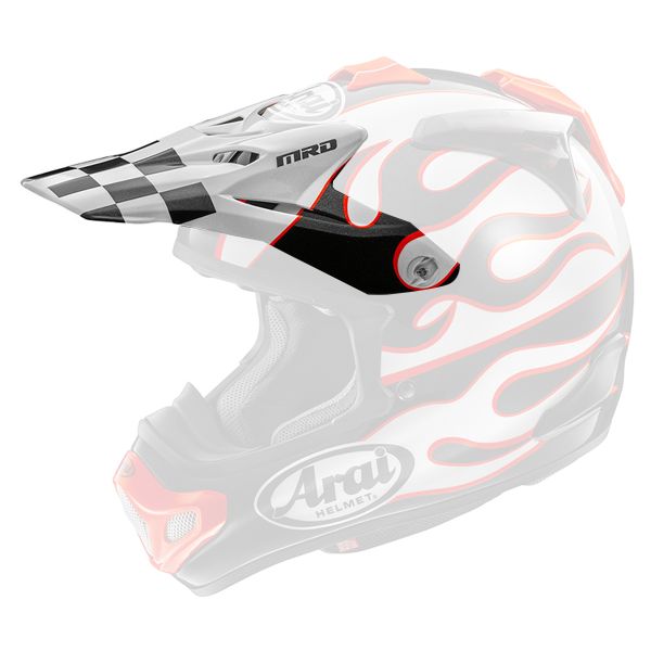 Pezzi di ricambio per casco Arai MX-V Evo Picco di fiamma