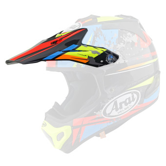 Pezzi di ricambio per casco Arai MX-V Evo Track peak Pezzi di ricambio per casco Arai MX-V Evo Track peak