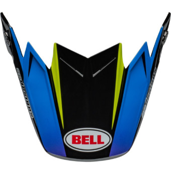 Pezzi di ricambio per casco Bell Moto-9S Flex Pro Circuit 24 Cappello nero lucido blu Pezzi di ricambio per casco Bell Moto-9S Flex Pro Circuit 24 Cappello nero lucido blu