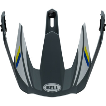 Pezzi di ricambio per casco Bell MX-9 Adventure Mips Alpine Cappello grigio lucido blu Pezzi di ricambio per casco Bell MX-9 Adventure Mips Alpine Cappello grigio lucido blu