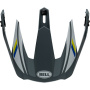 Pezzi di ricambio per casco Bell MX-9 Adventure Mips Alpine Cappello grigio lucido blu
