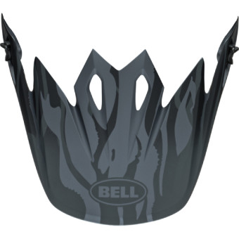 Pezzi di ricambio per casco Bell MX-9 Mips Decay Picco nero opaco Pezzi di ricambio per casco Bell MX-9 Mips Decay Picco nero opaco