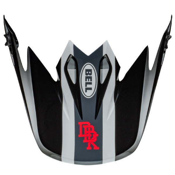 Pezzi di ricambio per casco Bell MX-9 Mips Twitch DBK 24 Nero lucido Cappuccio bianco Pezzi di ricambio per casco Bell MX-9 Mips Twitch DBK 24 Nero lucido Cappuccio bianco